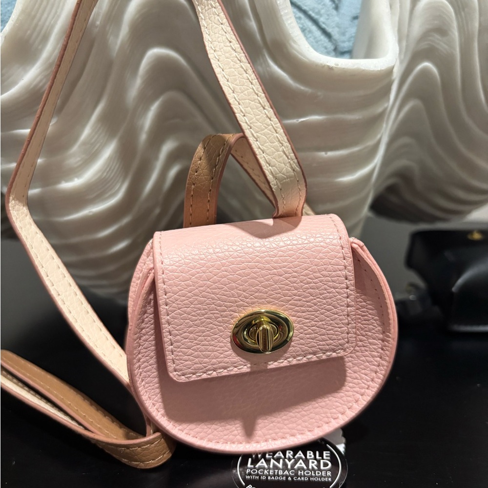 Pink Cross Body Pocketbac Holder